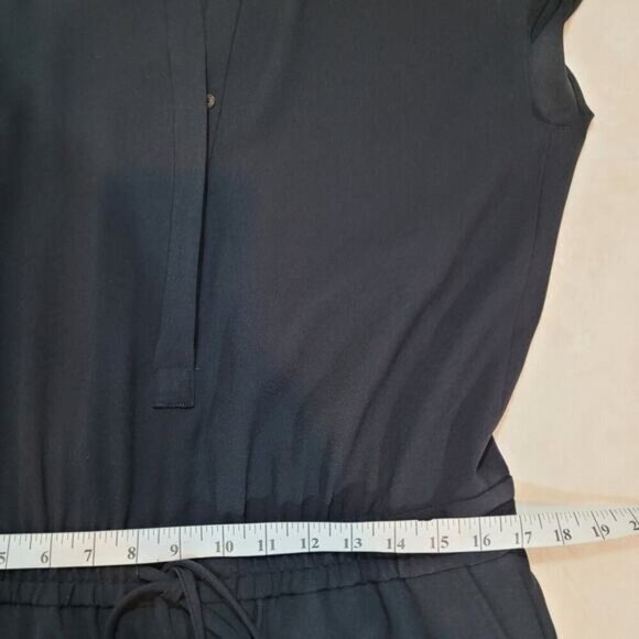 Aritzia Babaton Donnie Black Short Sleeve Jumpsuit - Size Large - Picture 9 of 12